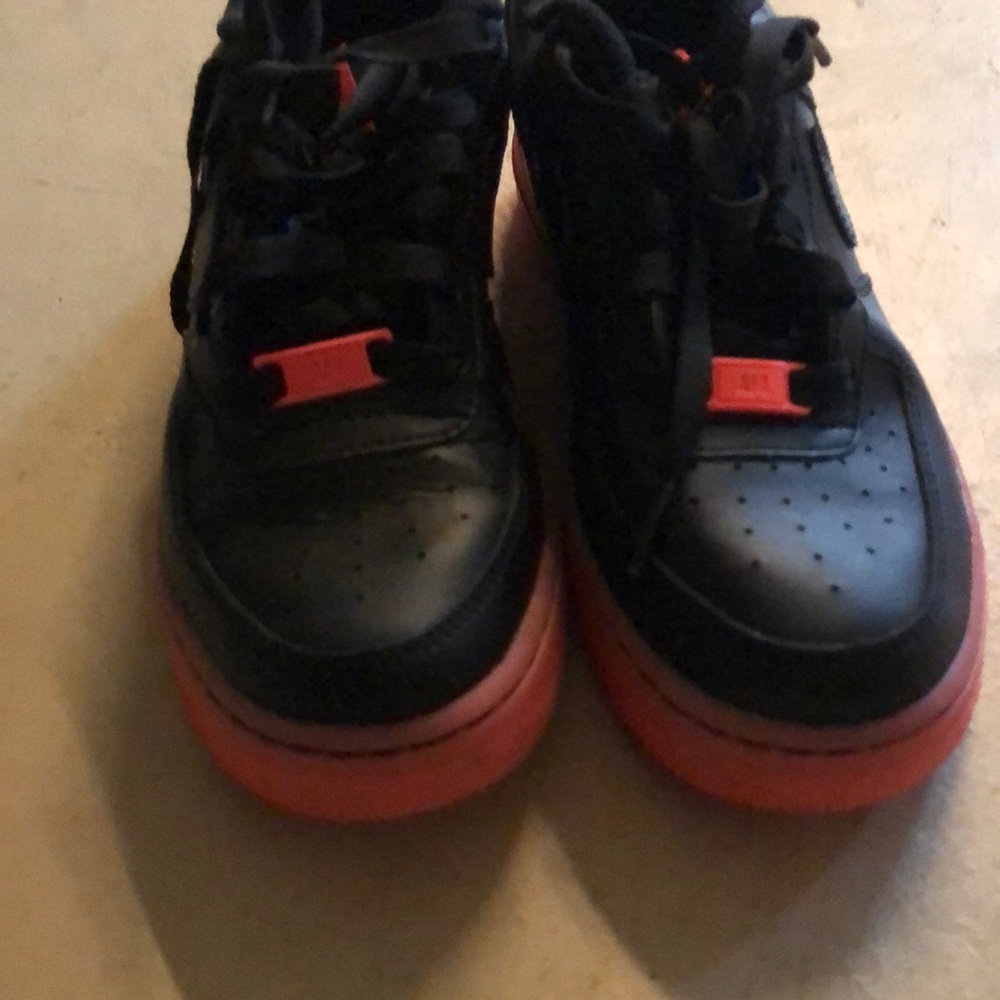 Young girls Air Force 1’s